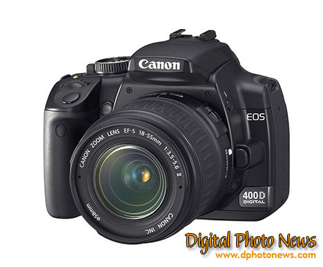 Canon EOS 400D XTi dSLR camera