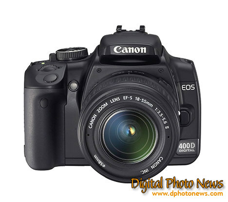 Canon EOS 400D XTi dSLR camera