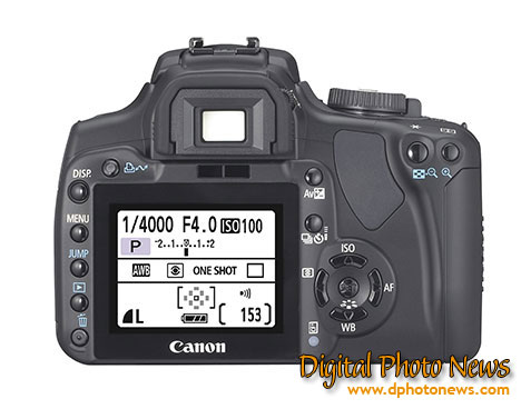 Canon EOS 400D XTi dSLR camera