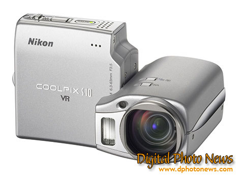 Nikon CoolPix S10 digital camera