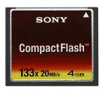 Compact flash cards from sony
