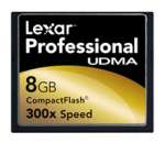 Lexar 300x CF memory card