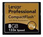 Lexar PRO 8GB CompactFlash memory