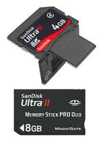 Memory Stick Pro Duo Cards