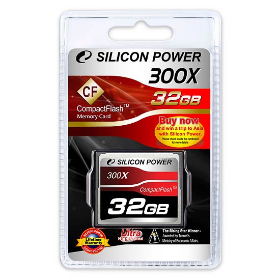 SiliconPower Releases 32GB Capacity High Speed 300X CompactFlash Card Digital Photo News